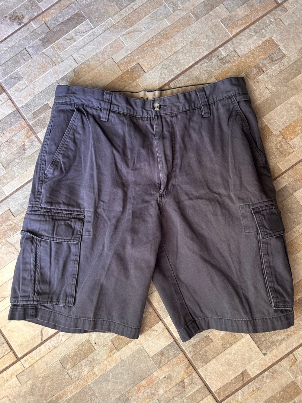Men's Cargo Shorts — Blue Utility  Sports Outdoor Cotton Classic Shorts 34”